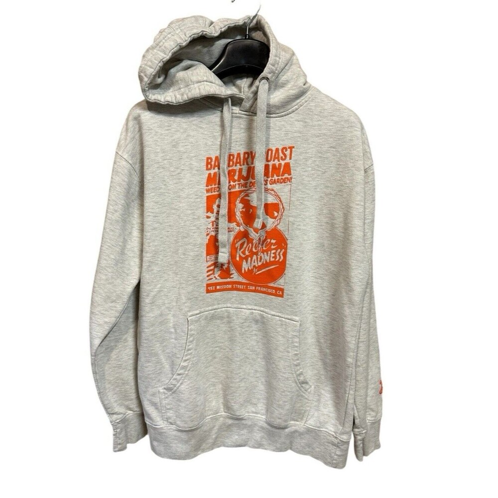 Hoodie cult classic Reefer Madness L gray weed from Devil's Garden retro